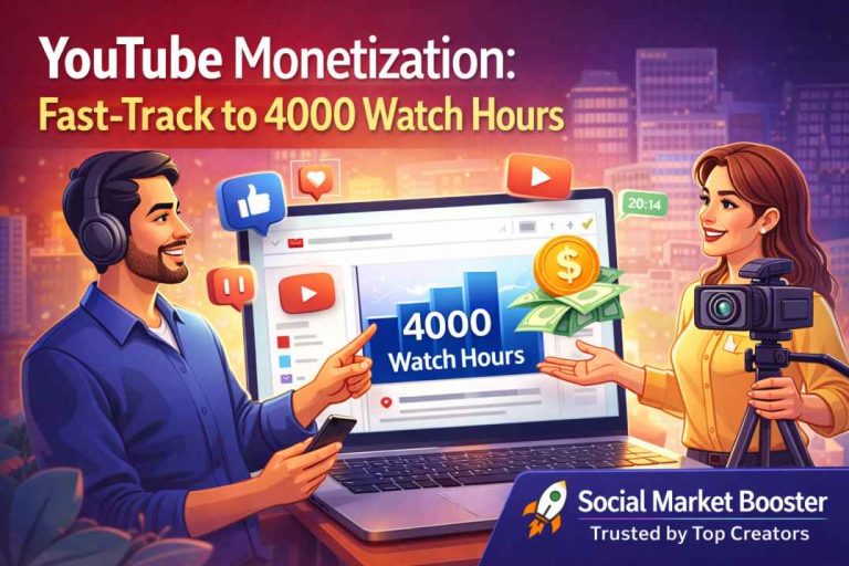 How to Get 4000 Watch Hours on YouTube in 2026